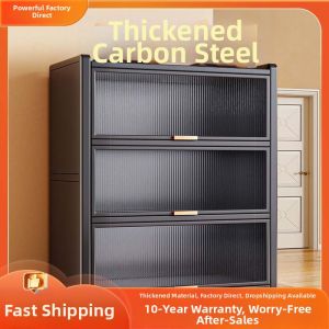 Dustproof Multilevel Steel Shoe Cabinet
