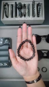 Gelang Pria Bulat Dark Classic Vintage Simpel LGGDASIC
