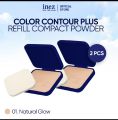 Inez Refil Compac Powder 01 Natural glow ( 2pc) | Lazada Indonesia