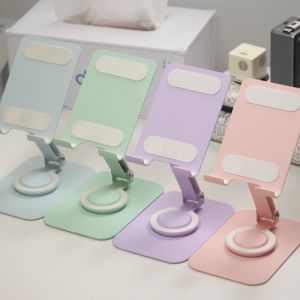 Dopamine Metal Phone Stand Desktop Foldable and Rotatable Tablet Support Frame Suitable for Live Streaming and Office Use
