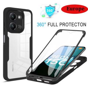360 Full Body Screen Protector Transparent Case For Redmi 15C 4G 5G Europe 173mm Shockproof Phone Cover