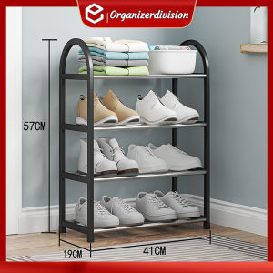 4 layer 5 layer plastic metal simple round shoe rack shoe cabinet student dormitory storager rack
