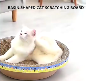 Extra Large Cat Scratch Board Cat Toy Cat Scratches Cat Scratcher Cat Bowl Papan Cakar Kucing Besar