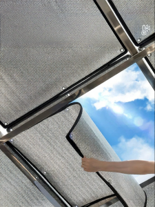 ZTION | Sun and Heat Blocking Aluminum Foil Insulation Curtain