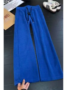 LIUBU | Breathable Lightweight Ice Silk Sporty American Loose Straight Leisure Pants