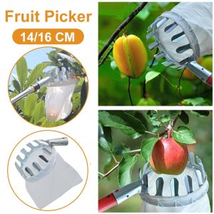Fruit Picker Apple Peach Picking Tools Metal Fruit Catcher Collector Farm Garden Supplies