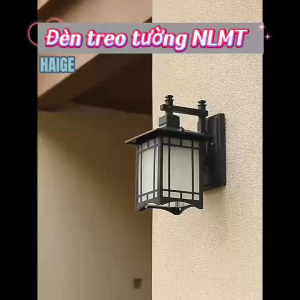 HAIGE Đèn tường năng lượng mặt trờiđèn tường sân vườn ngoài trờichống thấm nướcsiêu sángbằng nhôm đúc.Bảo hành 1 năm