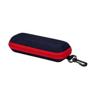 Fashion Denim Fabric Glasses Box Zipper Sunglasses Protection Container Eyeglasses Case Reading Glasses Organizer Carry Bag
