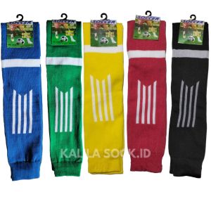 Kaos Kaki Sepak Bola Panjang Multicolor 1 Lusin & 6 Pasang - Nyaman & Tahan Lama