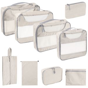 Travel Storage Bag Compressible Packing Cubes Carry on Travel Suitcase Luggage Organizer Foldable Waterproof Handbag Travel Bag ﻿