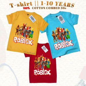 Kaos distro Roblox anak laki laki perempuan usia 1-10 tahun sablon DTF berkualitas