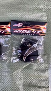 Aluminum alloy motorcycle foot support mat widened non-slip pedal motorcycle side support sleeve