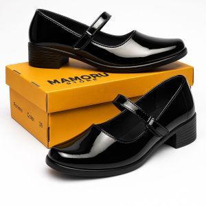SEPATU FORMAL KULIT PANTOFEL PASKIB HITAM PASKIBRA HAK 3CM PASKIBRAKA GLOSSY KERJA KANTOR GURU TALI