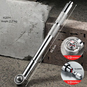 NiuXiang | 1/2 Inch Multifunctional Extension Wrench Bar Ratchet Right Angle Socket Tool for Small Spaces Car Labor-Saving Car Repair Tool