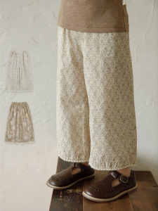YOEHYAUL | Quần Cotton Mềm In Hoa Đơn Giản Phong Cách Vintage Mùa Hè
