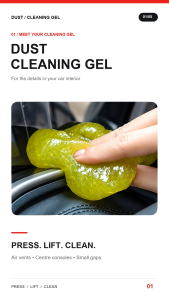 Magic Gel Car Cleaning Gel Dust Remover Keyboard Cleaner Sticky Gel Car Interior Dashboard Air Vent Multi Purpose
