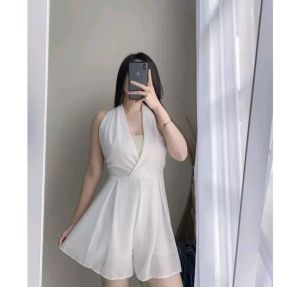 NEW BEST SELLER JUMPSUIT WANITA JADE PENDEK