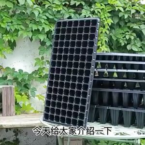 100 PCS Pot Bibit / 50 PCS Tray Semai / Seedling Pot / Pot Tray Semai Bibit Benih 21/32/50/72/105/128/200 Holes