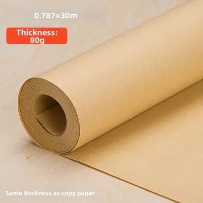 ZHIDAREN | Multi-purpose Kraft Paper Roll Large Dimension Thick Cardboard For Wrapping Drafting And Craft