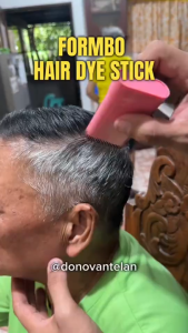 Top Seller TEMPORARY HAIR DYE STICK (Black) | Long-Lasting Hair Dye Stick with Built-In Comb for Gray Hair Coverage | Non-Sticky Natural-Looking Hair Concealer | Waterproof & Sweat-Proof Hair Color Stick | Suitable for Women and Men | Hair Styling Stick.