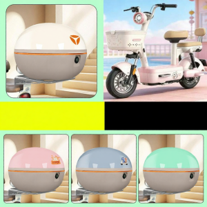 Storage Tailbox for Electric Bike Decorative Accessory