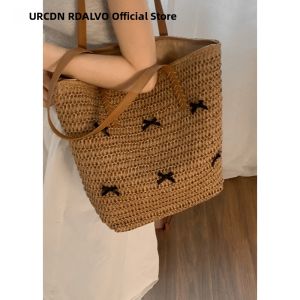 URCDN RDALVO | Beach Style Weaved Large Capacity Beach Bag