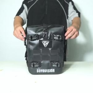SOYAVISION Motorcycle Bumpers Bag Waterproof Motorcycle Side Frame Bag Motorcycle Crash Bar Bag Universal Tools Storage Bag