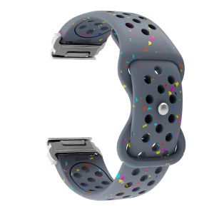GEEKTHINK | Dây Đeo Đồng Hồ Garmin 22/26mm QuickFit Dây Đeo Silicon Có Đầu Nối Kim Loại Cho Fenix 8/5X/6X/7x/Tactix7pro Forerunner 945 Dây Đeo Cổ Tay Tương Thích