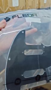 FLEOR | FLEOR Black 3ply 8 Holes TL Nashville Electric Guitar Pickguard Single Coil Scratch Plate with Screws