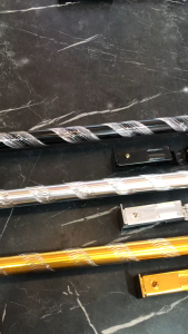 Rollet Kristal Full Set Tutup Minimalis Kombinasi New Batang Gorden Full Set