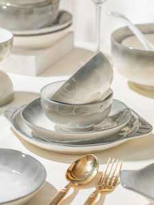 YICHEN | High Aesthetic Porcelain Bowl and Plate Set