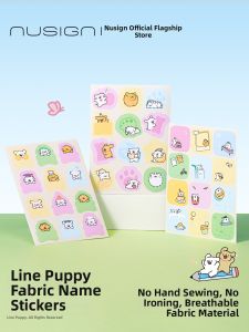 Nusign | Waterproof Breathable Wash-Resistant No-Sew No-Iron Name Tags