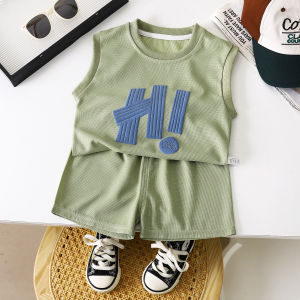 Tagkita | Summer Boys Sleeveless T-shirt Set