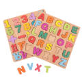Department Store Toys For Kids Wooden Board Puzzle ABC Alphabet Digital Puzzle Wooden Toys Blocks Educational. 