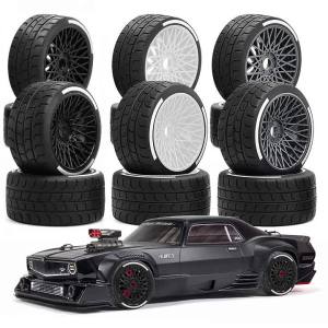 4pcs 43*101 53*107mm RC Wheel & Tire with 12mm Hex for ARRMA 1/7 Felony Infraction Limitless 6S BLX RC Highway Car Upgrade Parts