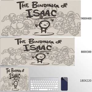 Bandai | The Binding Of Isaac Gaming Mousepad Bàn Phím Cao Su Thảm Lót Bàn Phụ Kiện Máy Tính Dành Cho Game Thủ Tủ PC