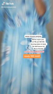 Daster Kimono Panjang Rayon Busui Friendly Etalase 1