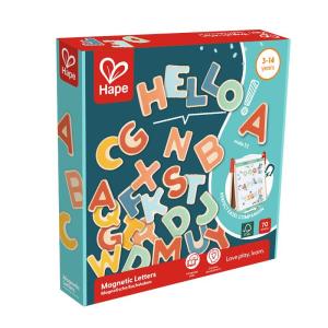 Hape | Educational Toy Learning Characters Animal Alphabet Magnetic Tiles