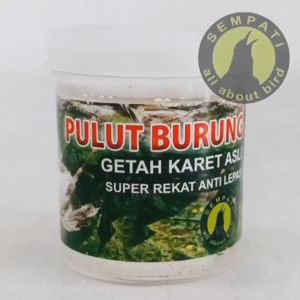 SEMPATI Obat Pulut 20 Gram Getah Jebakan Burung Getah Karet Asli Getah Bendo Lem Pikat Super Lengket Lem Pulut Burung Perangkap Pemikat Penjerat Kaki Tubuh Hewan Burung Tupai Dll
