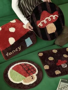 Đệm Ghế Văn Phòng Hoạt Hình Nấm Đơn Giản Sáng Tạo Dễ Thương Cách Nhiệt Đệm Ghế Học Sinh Mùa Đông Đệm Ghế Bằng Polyester