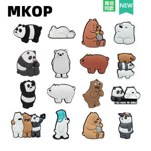 Phụ Kiện Giày Dễ Thương Hình Gấu Trúc Cho Giày Crocs Và Cross Đồ Trang Trí Giày Dép Phụ Kiện Thời Trang Mùa Hè 2025 MKOP