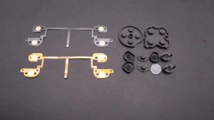 1Set Conductive Film Flex Cable & Conductive rubber pads For Switch Pro Controller L ZL R ZR Buttons Replacement Repair Parts