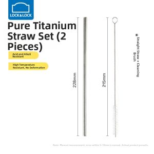LocknLock | Durable Acid Alkali Resistant Titanium Straw