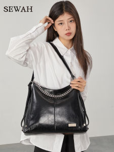 Spring 2025 New Large Capacity Multi-Functional Tote Bag Hobo Bag Commuter Backpack Double Shoulder Bag Single Shoulder Bag