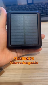 Mini solar charging 20000mAh portable power bank equipped with solar fast charging function suitable for iPhone