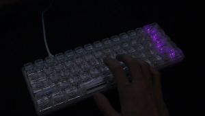 K30 Three-Mode Transparent Mechanical Keyboard: A Customizable Gaming Keyboard