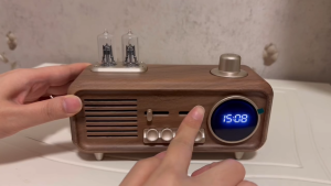 ASHU Retro Stylish Wireless Bluetooth Speaker - Vintage 3D Sound  Wireless Universal USB Player Compatibility