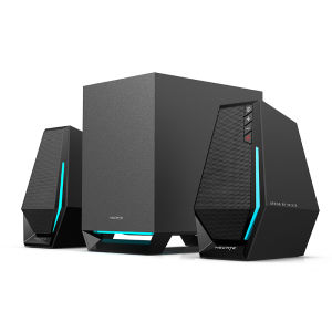 Edifier | Edifier G1500Max Desktop Computer Speakers High Quality Sound Bluetooth 5.3 USB AUX Interface 2.1 Channel Wood Body Game Special