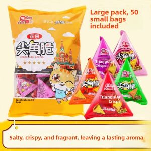 Sanhui Sharp Corner Crispy Snacks Small Pack Office Indulgence Chewy Flavorful Corn Chips from Fujian China 250g Box