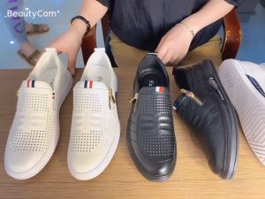 MELODY Rubber Mens Shoes: Office Formal & Casual PU Leather Fashion